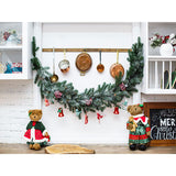 Laden Sie das Bild in den Galerie-Viewer, Fox Rolled Vinyl Christmas Bear Toy Photo Backdrop - Foxbackdrop