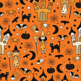 Laden Sie das Bild in den Galerie-Viewer, Fox Niedlich Halloween Foto Vinyl Hintergrund