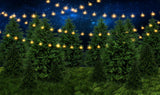 Laden Sie das Bild in den Galerie-Viewer, Fox Christmas Tree Night Light Fabric/Vinyl Backdrop