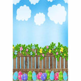 Laden Sie das Bild in den Galerie-Viewer, Fox Rolled Vinyl Eggs Sky Easter Photography Backdrop-Foxbackdrop