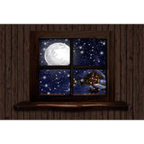 Laden Sie das Bild in den Galerie-Viewer, Fox Rolled Retro Christmas Window Vinyl Photo Backdrop - Foxbackdrop