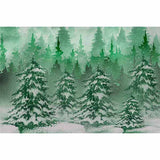 Laden Sie das Bild in den Galerie-Viewer, Fox Rolled Green Christmas Tress Farm Vinyl Photography Backdrop - Foxbackdrop