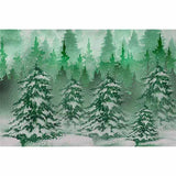 Laden Sie das Bild in den Galerie-Viewer, Fox Rolled Green Pine Christmas Vinyl Photography Backdrop-Foxbackdrop