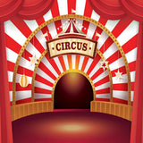 Laden Sie das Bild in den Galerie-Viewer, Fox Circus Performance Stage Vinyl Backdrop-Foxbackdrop