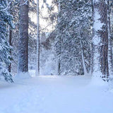 Laden Sie das Bild in den Galerie-Viewer, Fox Rolled Snow Winter Vinyl Photography Backdrop-Foxbackdrop