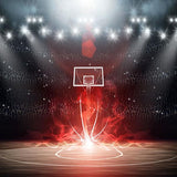 Laden Sie das Bild in den Galerie-Viewer, Fox Basketball Court Sports Vinyl Backdrop-Foxbackdrop