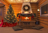 Laden Sie das Bild in den Galerie-Viewer, Fox Rolled Christmas Party Vinyl Backdrops - Foxbackdrop