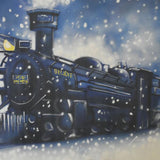 Laden Sie das Bild in den Galerie-Viewer, Fox Steam Train Rolled Vinyl Backdrops for Children-Foxbackdrop