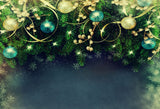 Laden Sie das Bild in den Galerie-Viewer, Fox Green Christmas Party Vinyl Photo Backdrop-Foxbackdrop