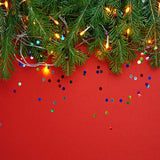 Laden Sie das Bild in den Galerie-Viewer, Fox Red Christmas Blingling Vinyl Photo Backdrop-Foxbackdrop