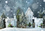 Laden Sie das Bild in den Galerie-Viewer, Fox Rolled Winter Christmas Rolled Vinyl Backdrops-Foxbackdrop