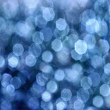 Laden Sie das Bild in den Galerie-Viewer, Fox Rolled Blue Glitter Bokeh Vinyl Photography Backdrop-Foxbackdrop