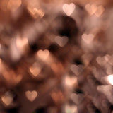 Laden Sie das Bild in den Galerie-Viewer, Fox Rolled Bokeh Brown Heart-Shaped Glitter Vinyl Backdrop-Foxbackdrop