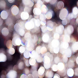 Laden Sie das Bild in den Galerie-Viewer, Fox Gerollte Silber Bokeh Glitter Vinyl Foto Hintergrund