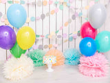 Laden Sie das Bild in den Galerie-Viewer, Fox Rolled Children Birthday Vinyl Photography Backdrop-Foxbackdrop