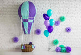 Laden Sie das Bild in den Galerie-Viewer, Fox Rolled Boy Birthday Balloons Vinyl Photos Backdrop-Foxbackdrop