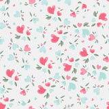 Laden Sie das Bild in den Galerie-Viewer, Fox Rolled Flowers Love Vinyl Valentine&#39;s Day Backdrop-Foxbackdrop