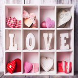 Laden Sie das Bild in den Galerie-Viewer, Fox Rolled Love Box Vinyl Valentine&#39;s Day Backdrop-Foxbackdrop