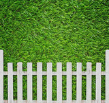 Laden Sie das Bild in den Galerie-Viewer, Fox Rolled Green Fence Spring Vinyl Photo Backdrop-Foxbackdrop