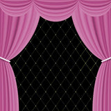 Laden Sie das Bild in den Galerie-Viewer, Fox Rolled Baby Boss Stage Fuchsia Curtain Children Vinyl Backdrop-Foxbackdrop