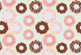 Laden Sie das Bild in den Galerie-Viewer, Fox Donut Children Photography Vinyl Backdrop-Foxbackdrop