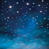 Laden Sie das Bild in den Galerie-Viewer, Fox Stary Night Children Vinyl Backdrop-Foxbackdrop