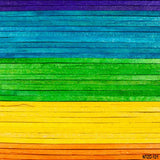 Laden Sie das Bild in den Galerie-Viewer, Fox Rainbow Color Wood Vinyl Backdrop-Foxbackdrop